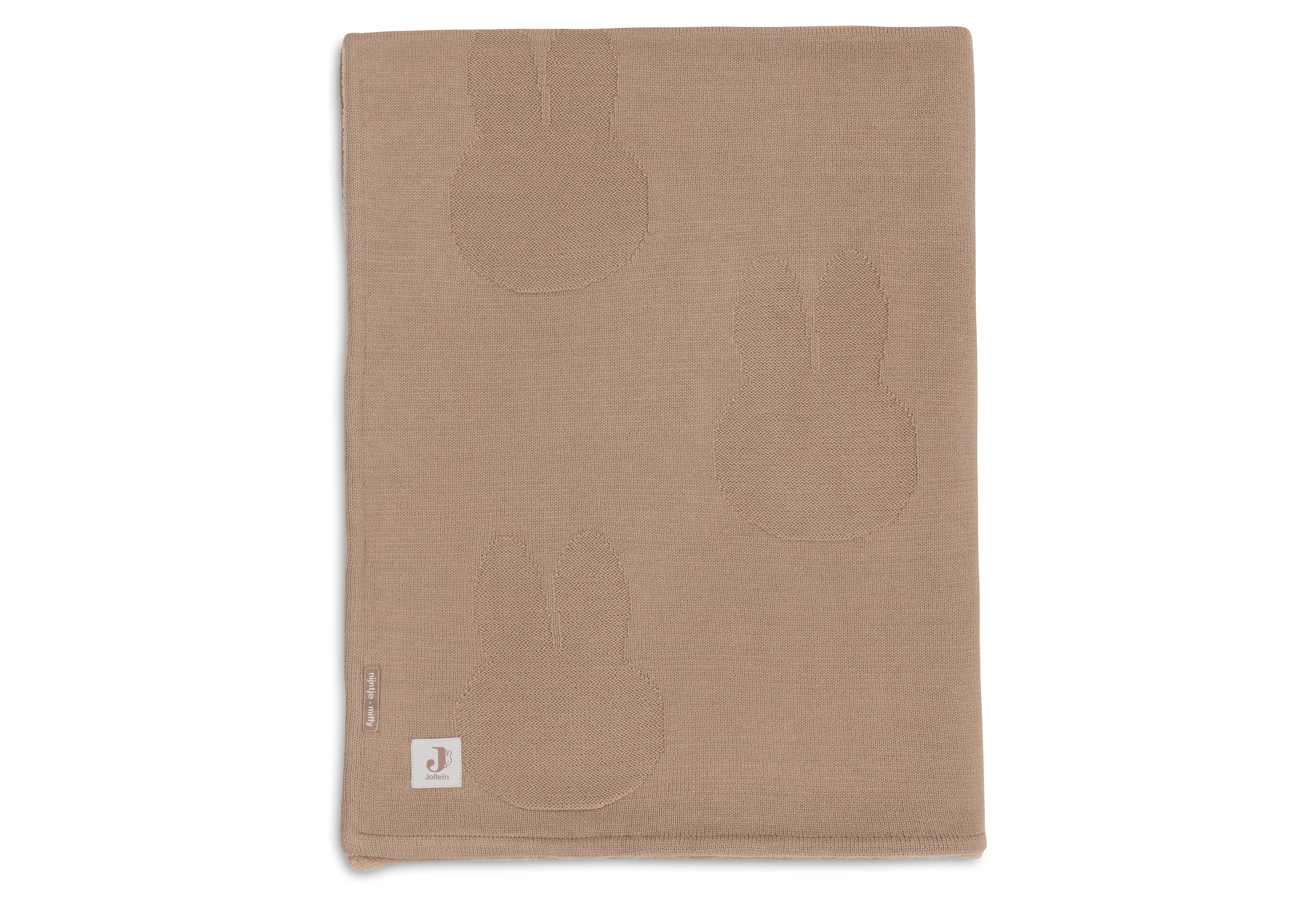 Jollein Deken Wieg 75x100cm Miffy | Biscuit/Velvet