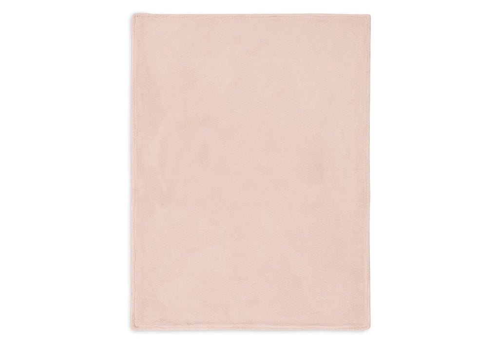 * Jollein Ledikant Deken 100x150cm | Grain Knit Wild Rose / Velvet