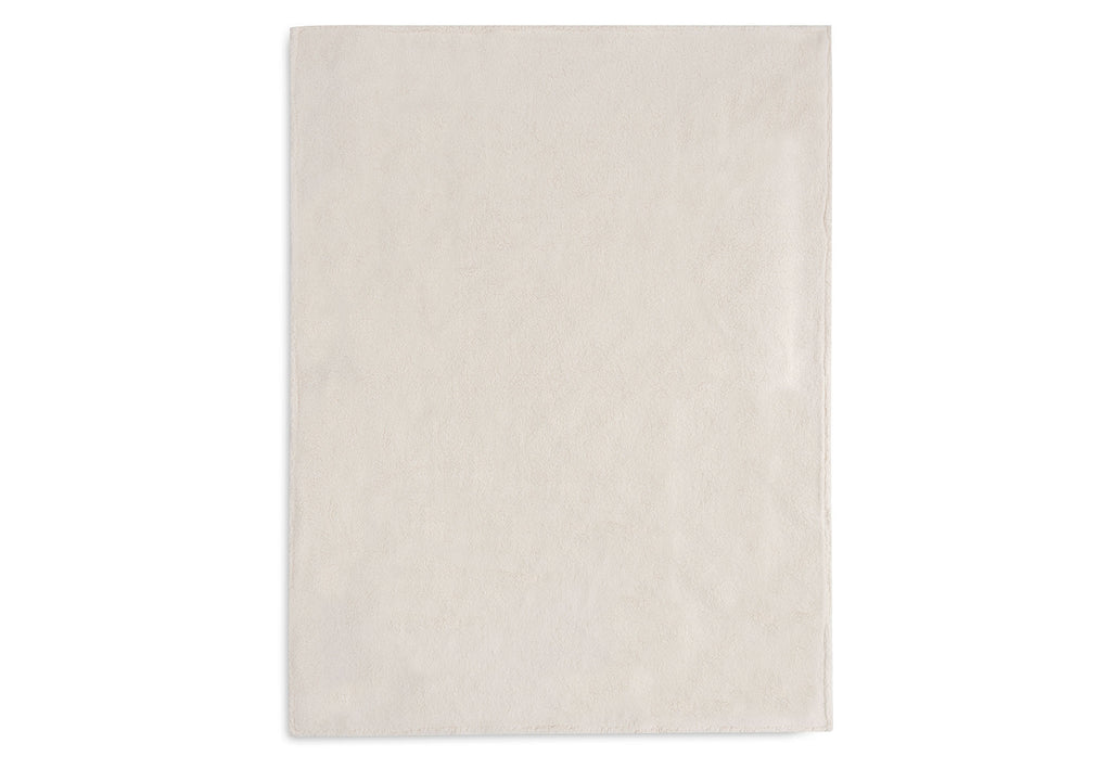 * Jollein Ledikantdeken 100x150cm Check Knit Oatmeal/Teddy Fleece