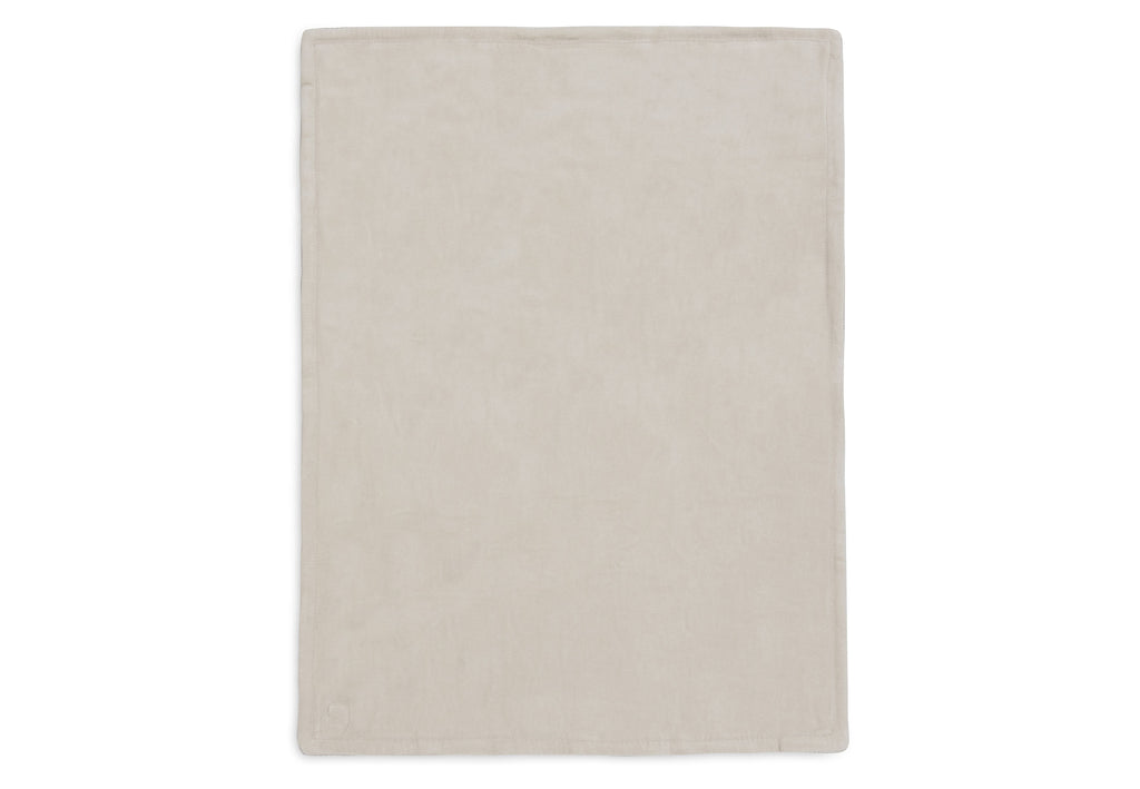 Jollein Deken Ledikant 100x150cm Box Knit | Warm Sand/Velvet Gots