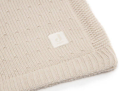 Jollein Deken Ledikant 100x150cm Sprinkle Knit | Sand/Fluffy