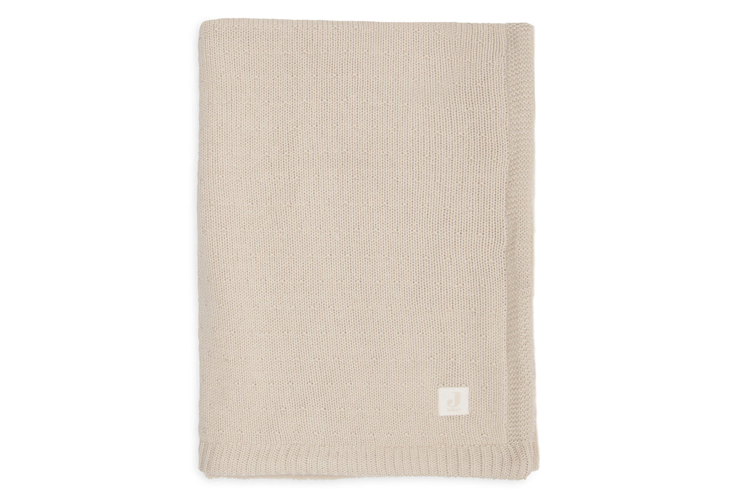 Jollein Deken Ledikant 100x150cm Sprinkle Knit | Sand/Fluffy