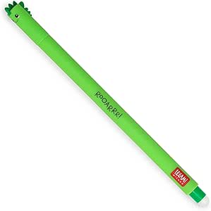 Legami Uitwisbare Erasable Gelpen Dino 0,7 mm | Groene Inkt