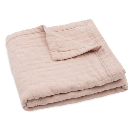 Jollein Deken Hydrofiel 75x100cm Jacquard Wild Rose Gots