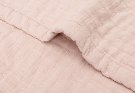 Jollein Deken Hydrofiel 75x100cm Jacquard Wild Rose Gots