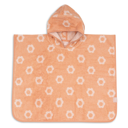 Jollein Badponcho Badstof Jacquard Flower Reversible