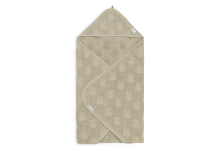 * Jollein Badcape Badstof 75x75cm Miffy Jacquard | Olive Green