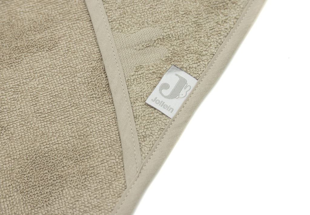 * Jollein Badcape Badstof 75x75cm Miffy Jacquard | Olive Green