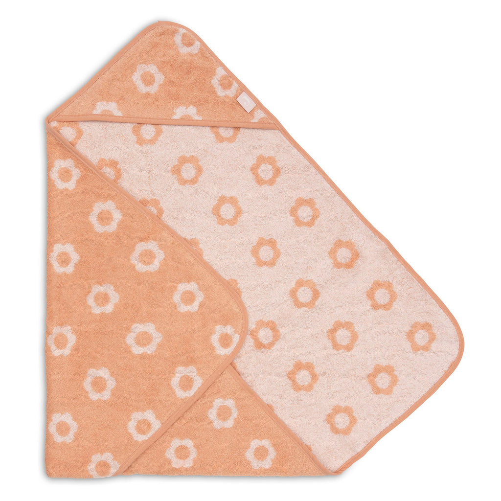 Jollein Badcape Badstof 75x75cm Jacquard Flower