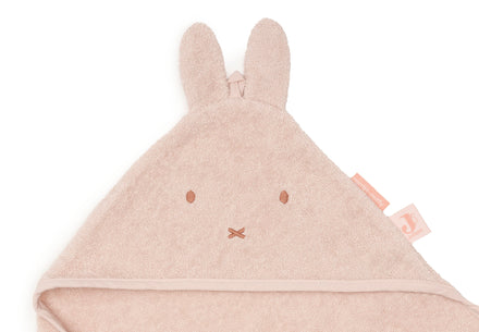 Jollein Badcape badstof 75x75cm Miffy | Silk Rose