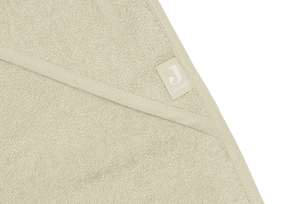 Jollein Badcape Badstof 100x100cm | Soft Matcha