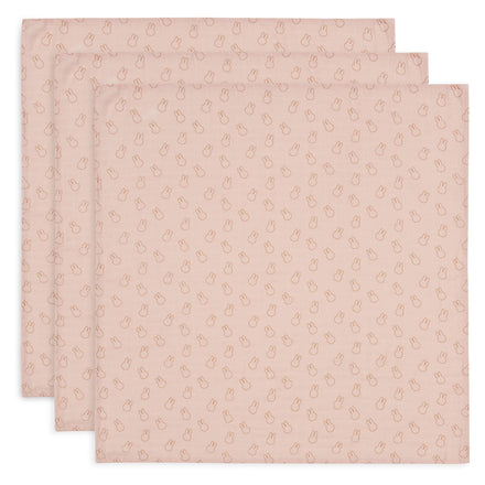 Jollein Hydrofiele Doek 70x70cm Miffy Silhouettes W. Rose(3p)