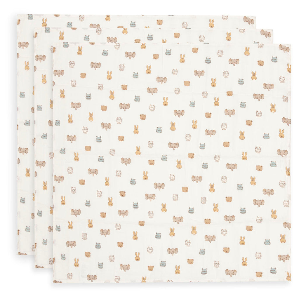 Jollein Hydrofiele Doek Small 70x70cm | Jollies (3pack)