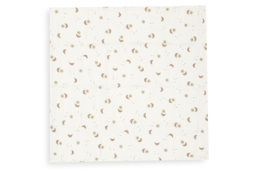 Jollein Hydrofiele Doek Small 70x70cm | Over The Moon (3pack)