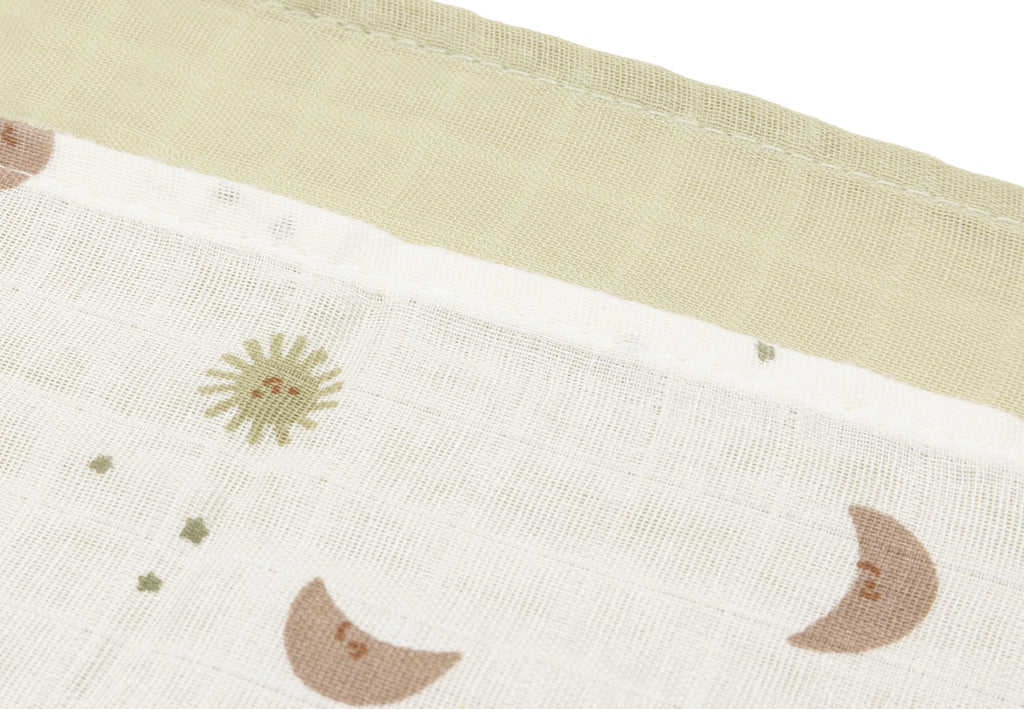 Jollein Hydrofiele Doek Small 70x70cm | Over The Moon (3pack)