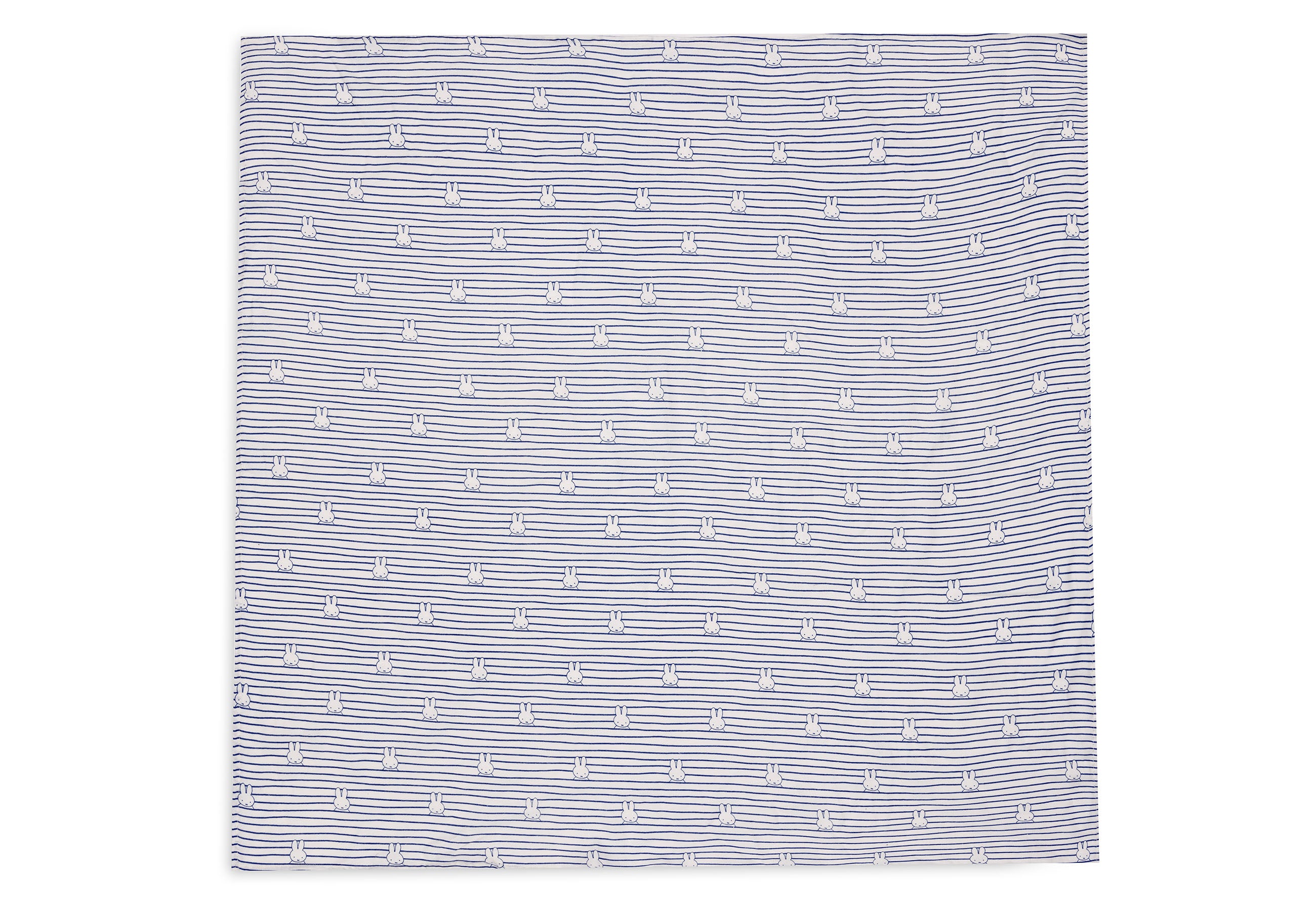 * Jollein Hydrofiele Doek Large 115x115cm | Miffy Stripe Navy (2Pack)