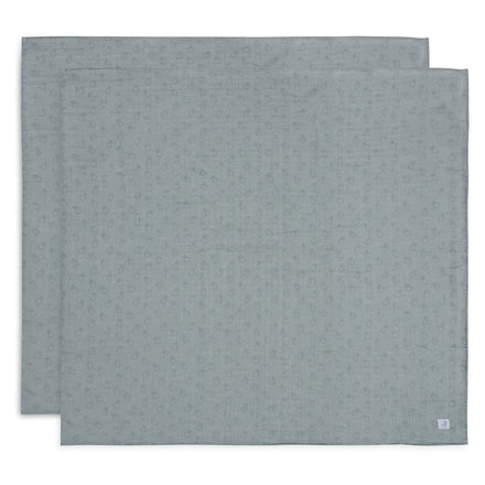 Jollein Hydrofiele Doeken 115x115cm Miffy Silhouettes Sea Green (2p)