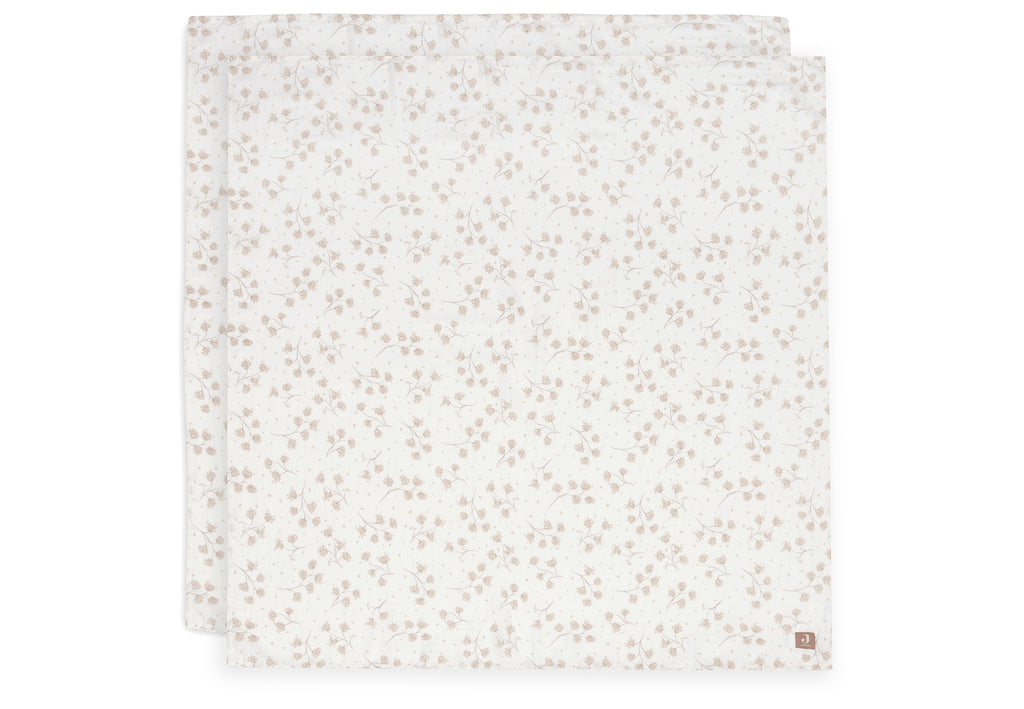 Jollein Hydrofiele Doek Large 115x115cm | Leafy Dreams | 2st