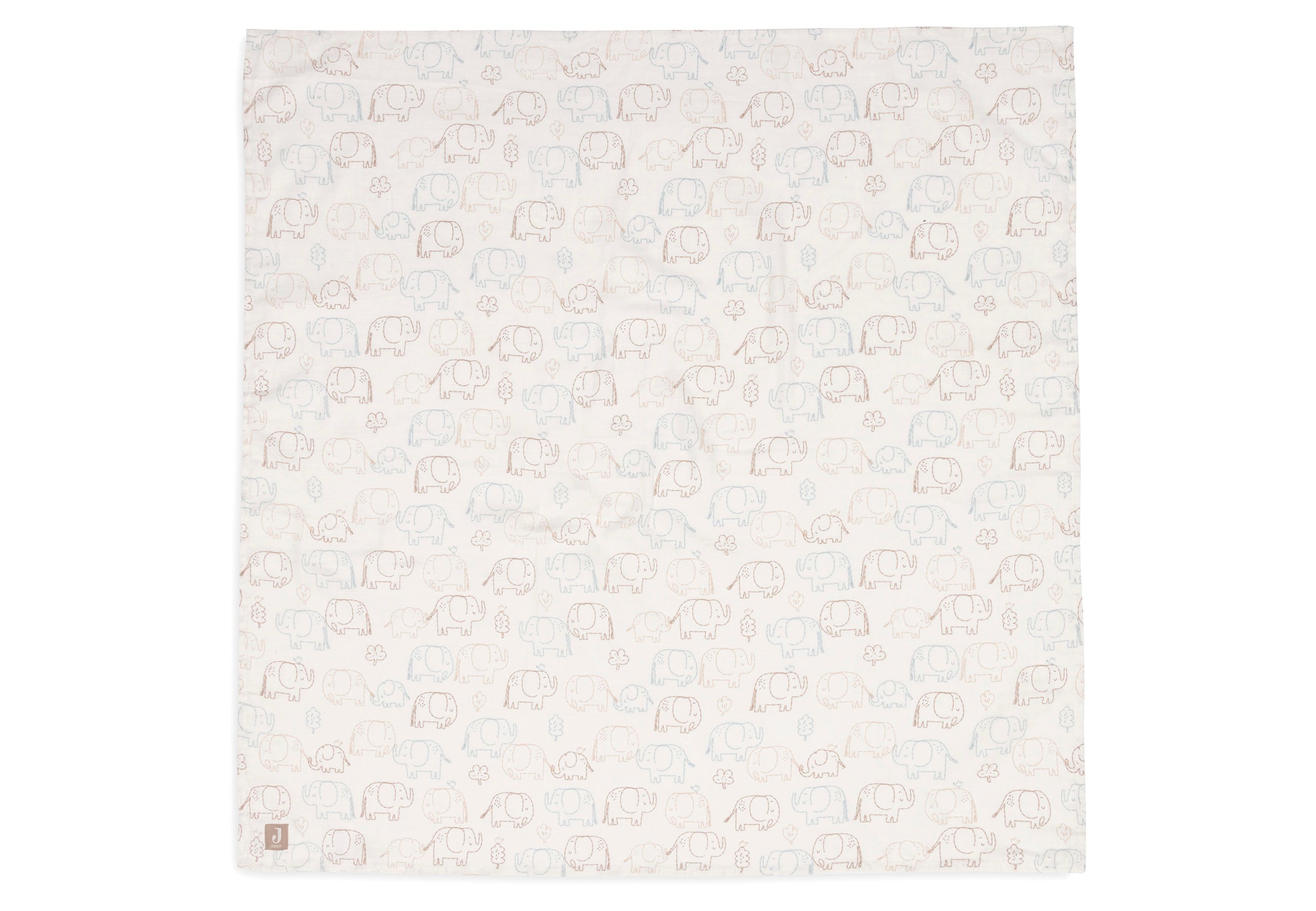 Jollein Hydrofiele Doek Large 115x115cm | Elephant Tales | 2st