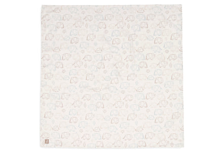 Jollein Hydrofiele Doek Large 115x115cm | Elephant Tales | 2st