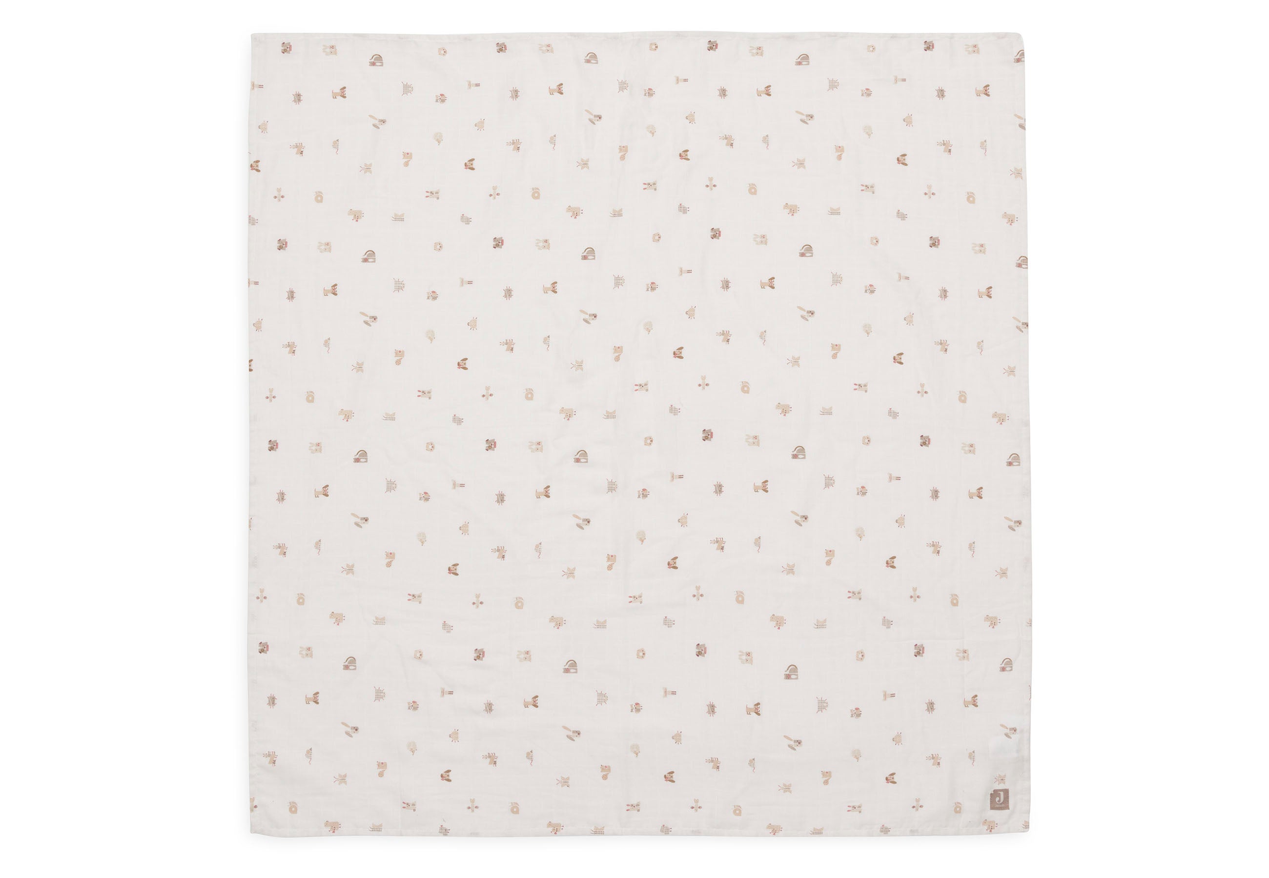 Jollein Hydrofiele Doek Large 115x115cm | Animal Friends | 2st