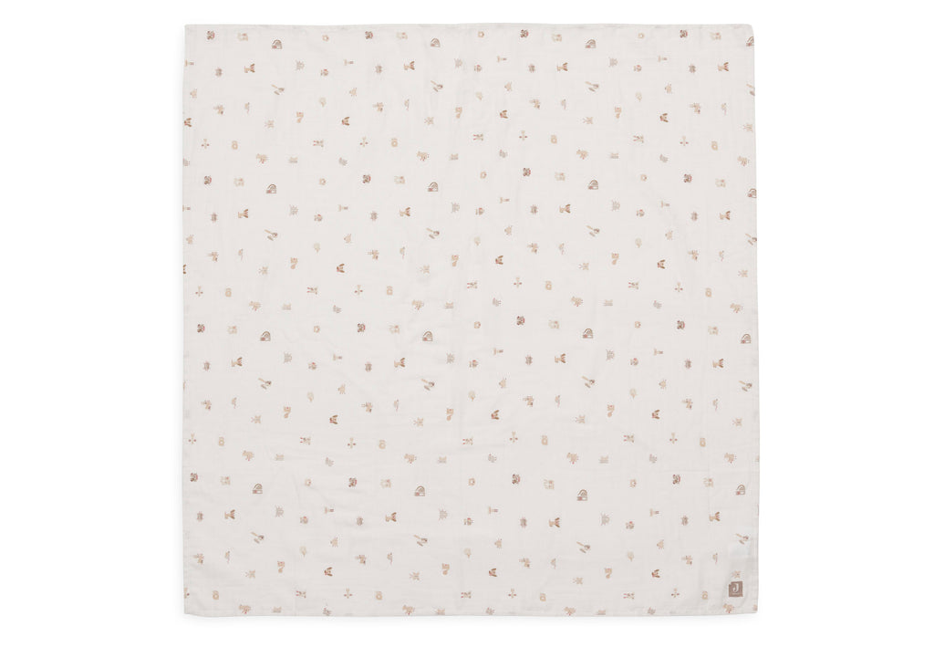 Jollein Hydrofiele Doek Large 115x115cm | Animal Friends | 2st