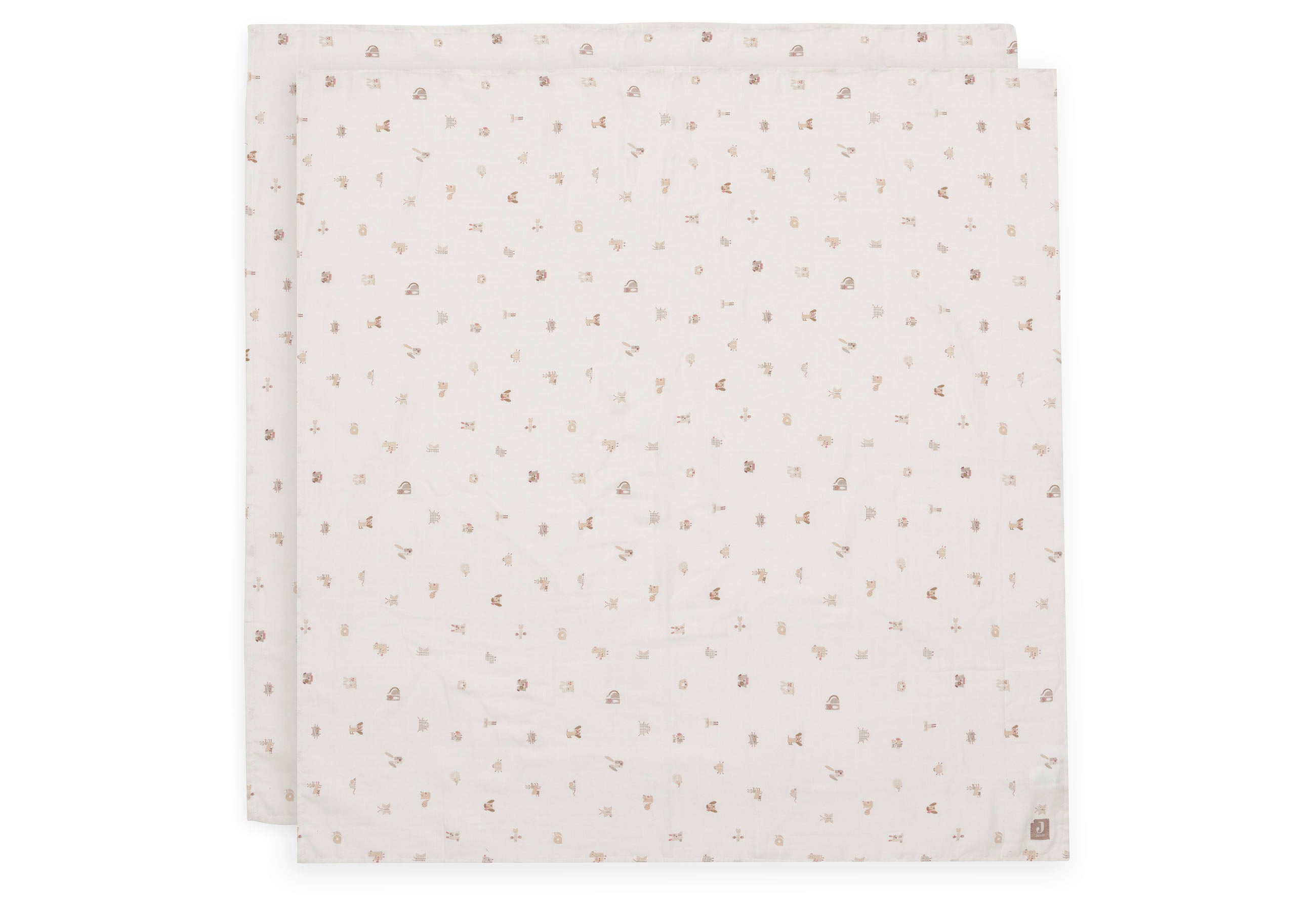 Jollein Hydrofiele Doek Large 115x115cm | Animal Friends | 2st