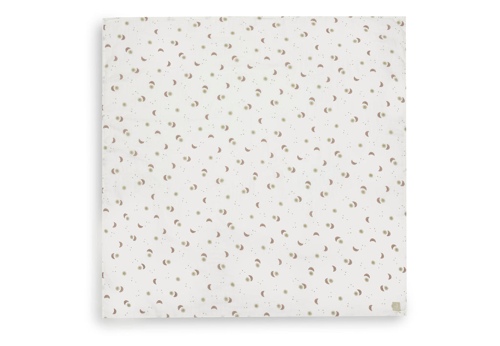 Jollein Hydrofiele Doek Large 115x115cm | Over The Moon (2pack)