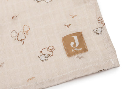 Jollein Hydrofiele Doek Large 115x115cm | Woolly (2pack)