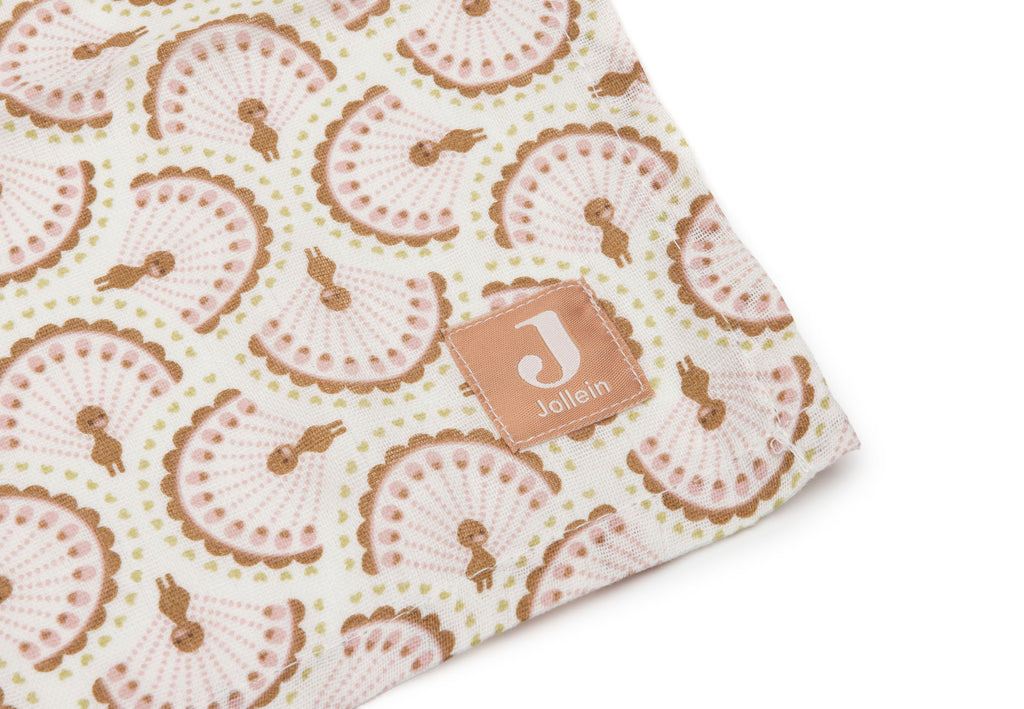 Jollein Hydrofiele Doek Large 115x115cm | Soft Plumes (2pack)