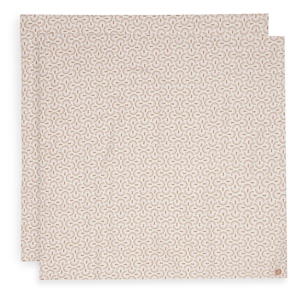 Jollein Hydrofiele Doek Large 115x115cm | Soft Plumes (2pack)