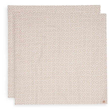 Jollein Hydrofiele Doek Large 115x115cm | Soft Plumes (2pack)