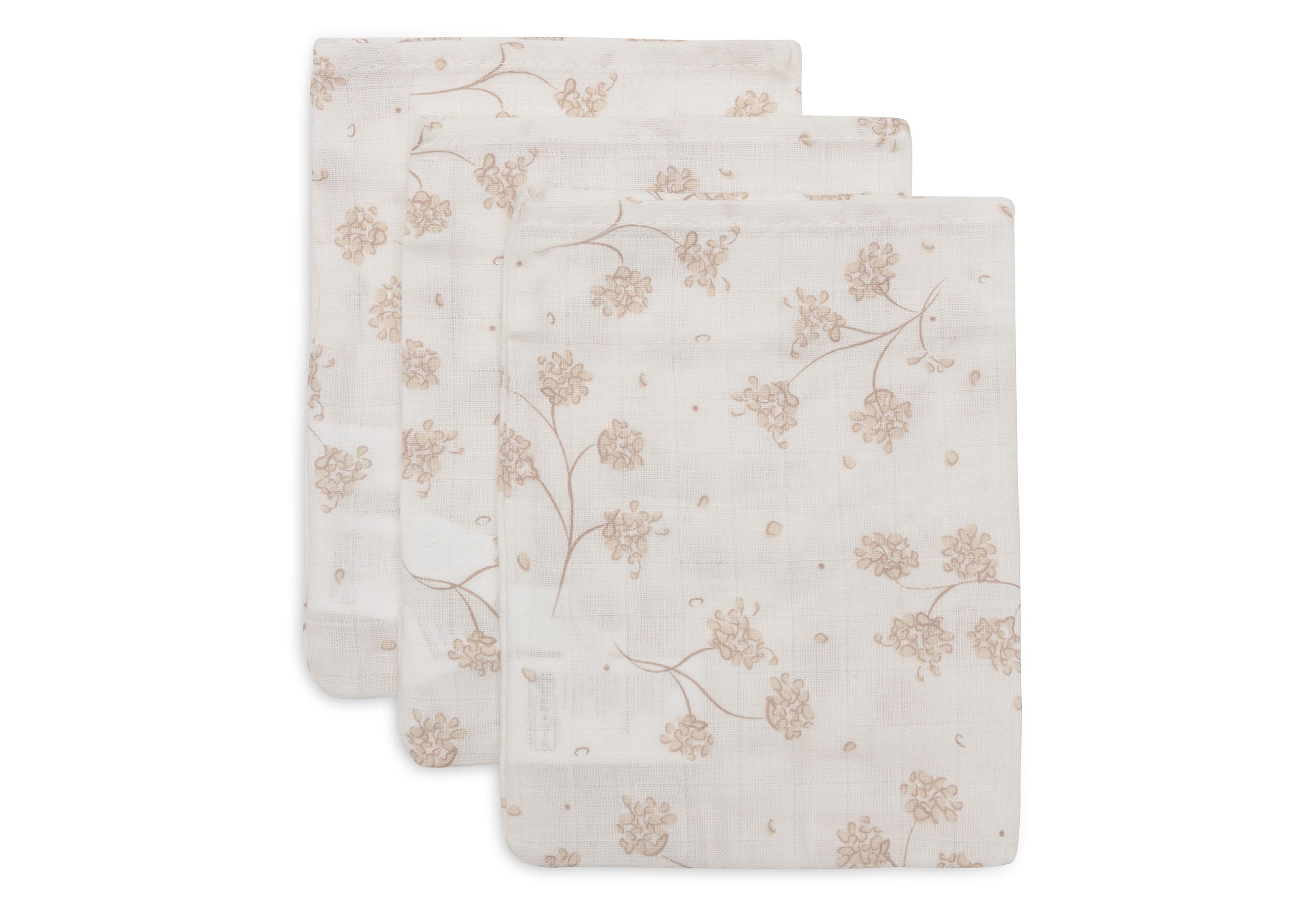 Jollein Hydrofiel Washandje 15x20cm | Leafy Dreams | 3st
