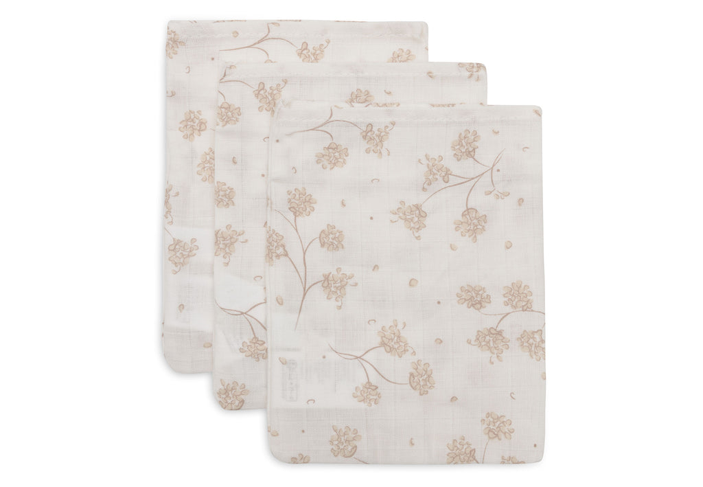 Jollein Hydrofiel Washandje 15x20cm | Leafy Dreams | 3st