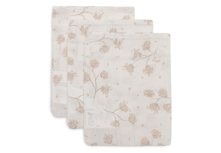 Jollein Hydrofiel Washandje 15x20cm | Leafy Dreams | 3st