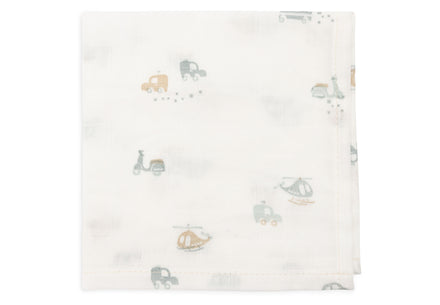 * Jollein Hydrofiel Monddoekje 31x31cm On The Go (3Pack)