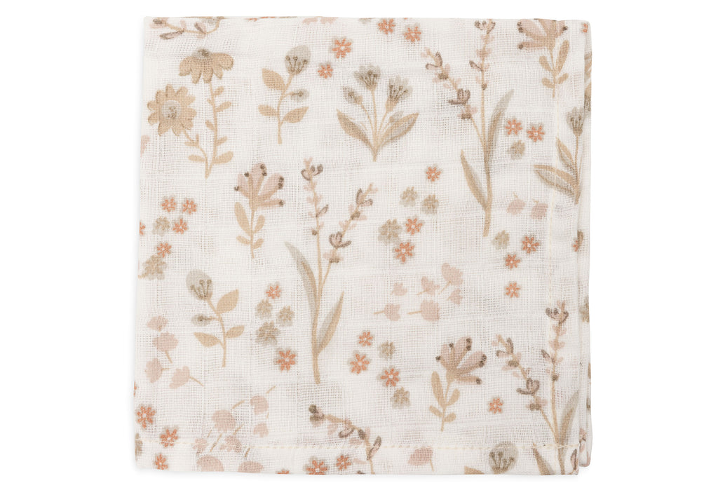 Jollein Hydrofiel Monddoekje 31x31cm Bloomy (3Pack)