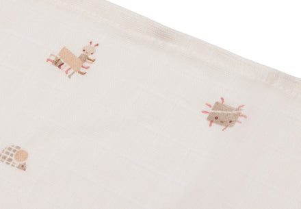 Jollein Hydrofiel Monddoekje 31x31cm | Animal Friends 3st