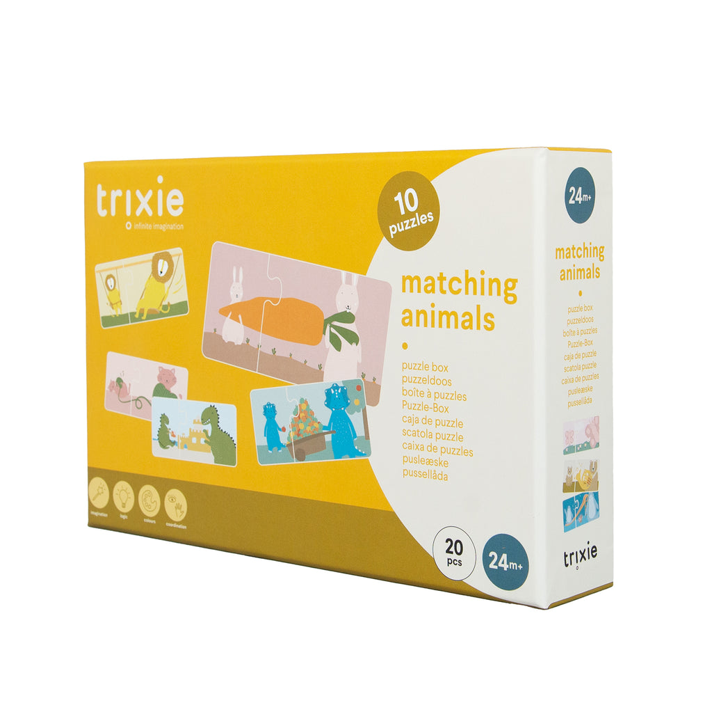Trixie Puzzeldoos Bijpassende Dieren  | 10 Duo Puzzels