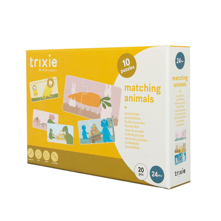 Trixie Puzzeldoos Bijpassende Dieren  | 10 Duo Puzzels