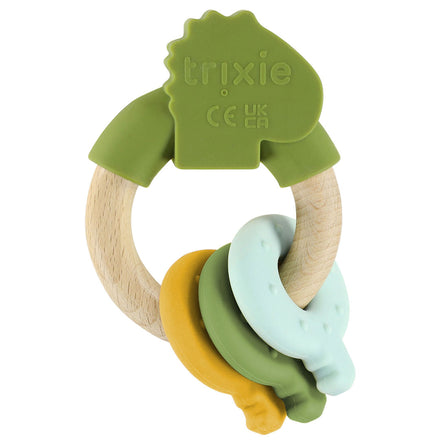 Trixie Houten Siliconen Activiteitenring  | Mr. Dino