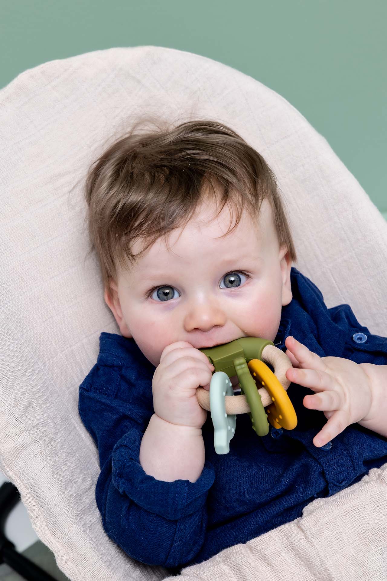 Trixie Houten Siliconen Activiteitenring  | Mr. Dino