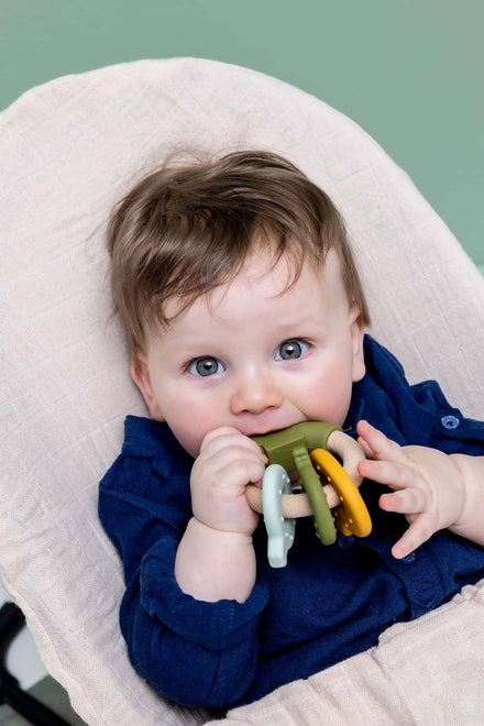 Trixie Houten Siliconen Activiteitenring  | Mr. Dino