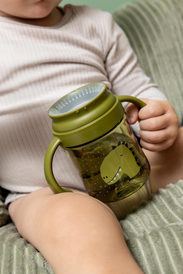 Trixie Tritan Drinkbeker Met Handvaten 240ml  +6m | Mrs. Cat