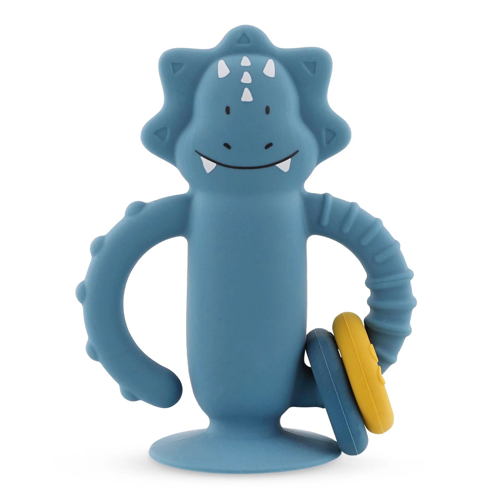 Trixie Sensorisch Siliconen Babyspeelgoed Met Zuignap | Mr. Triceratops