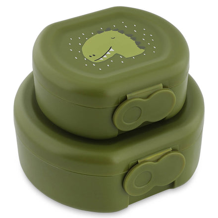 Trixie Snack Box Set met Clip Mr. Dino, de twee snackdoosjes vooraan