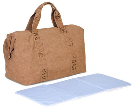 Childhome Mommy Bag Verzorgingstas | Signature Hazelnut Met Matje & Koeltasje