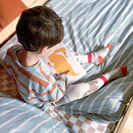 Studio Ditte Dekbedovertrek 140x220cm | Stone Blue