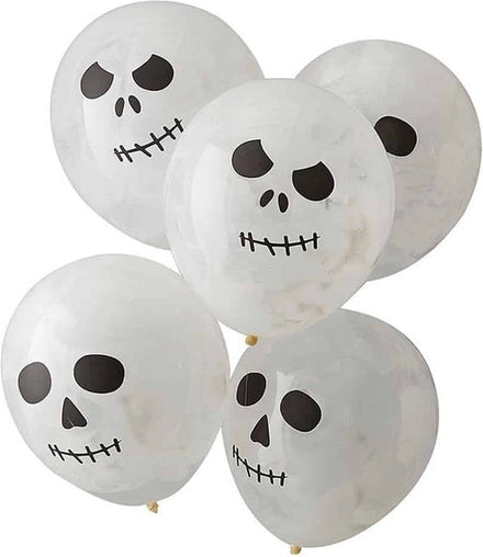 * Ginger Ray Ballonnen Set 5 Skelet Verf Ballonnen