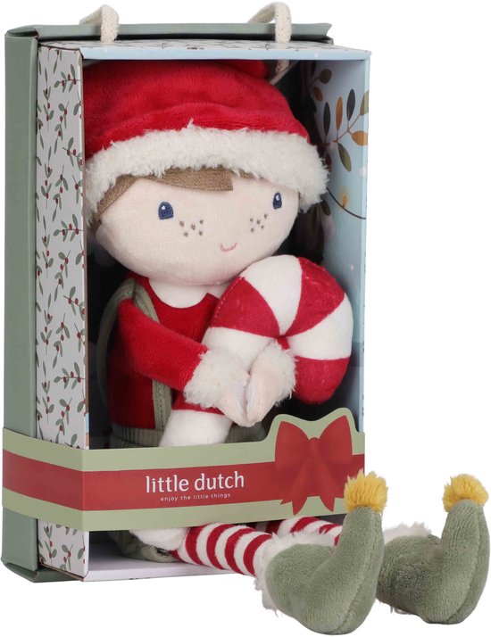 Little Dutch Knuffelpop Kerstpop Jim 35cm